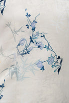 Beth and Brian Qipao-QMR Floral pattern, white midi Ao dai