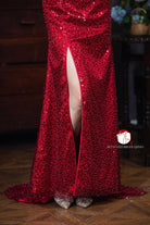 Beth and Brian Qipao - Exclusive Exclusive designer collection, sequins fishtail Qipao