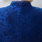 Beth and Brian Qipao-QDD Floral pattern midi plus size Cheongsam