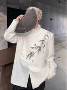 Beth and Brian Qipao-ESS Men's Chinese tunic Suit Jacket, bamboo Chinese style tang suit Jacket