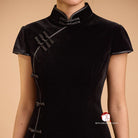 Beth and Brian Qipao - SD Exclusive designer collection, black mini Qipao