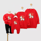 Beth and Brian Qipao-WBE Parent-child Chinese outfit, Lucky Little White Horse Embroidery, Family Matching Set