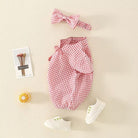 Beth and Brian Qipao-LZ Chinese outfit for baby, plaid baby Tang Jumpsuit