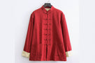 Beth and Brian Qipao-SY Cotton&linen fabric Tang suit set