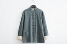 Beth and Brian Qipao-SY Cotton&linen fabric Tang suit set