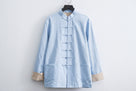 Beth and Brian Qipao-SY Cotton&linen fabric Tang suit set