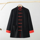 Beth and Brian Qipao-SY Cotton&linen fabric Tang suit set