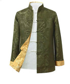 Beth and Brian Qipao - JXGZ Chinese Men double sided Tang suit Jacket, Wedding tang suit jacket