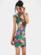 Beth and Brian Qipao-FYW Eva Hollow Out mini Cheongsam