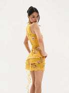 Beth and Brian Qipao-FYW Selena Cake Skirt Hem mini Cheongsam