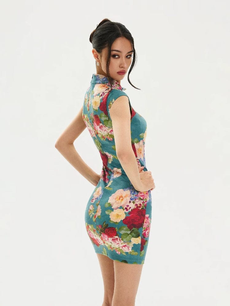 Beth and Brian Qipao-FYW Eva Hollow Out mini Cheongsam
