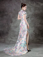 Beth and Brian Qipao-ZYX High-end Evening Gown, Train Runway & Banquet Cheongsam