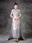 Beth and Brian Qipao-ZYX High-end Evening Gown, Train Runway & Banquet Cheongsam