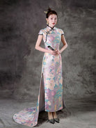 Beth and Brian Qipao-ZYX High-end Evening Gown, Train Runway & Banquet Cheongsam