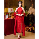 Beth and Brian Qipao - MC Bridal Chinese Style, Halter Wedding Cheongsam Set