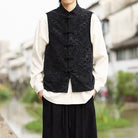 Beth and Brian Qipao-TS Auspicious Cloud Embroidery, Vintage Frog Button Tang suit Vest
