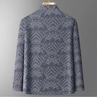 Beth and Brian Qipao-HZ Chinese Traditional Subtle Wave Cloud Jacquard Print Chinese Tang Suit Jacket