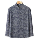 Beth and Brian Qipao-HZ Chinese Traditional Subtle Wave Cloud Jacquard Print Chinese Tang Suit Jacket
