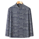 Beth and Brian Qipao-HZ Chinese Traditional Subtle Wave Cloud Jacquard Print Chinese Tang Suit Jacket