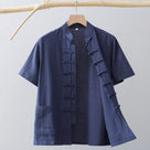 Beth and Brian Qipao-HSY Plus size, Cotton fabric Tang suit shirt