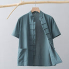 Beth and Brian Qipao-HSY Plus size, Cotton fabric Tang suit shirt