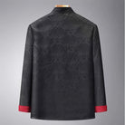 Beth and Brian Qipao-KP Reversible Chinese Tang Suit Jacket, Wave pattern Tang Suit Jacket