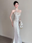 Bethandbrianqipao-BMG Clara‑Sequin Inspired Mermaid Wedding Long Qipao