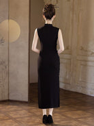 Beth and Brian Qipao-LSB Sophia Butterfly Embroidery Sleeveless Long Cheongsam