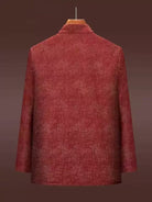 Beth and Brian Qipao-YK Arthur Men’s Mulberry‑Silk Blend Mandarin Collar Tang Suit Jacket