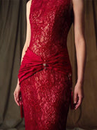 Beth and Brian Qipao-MY Stella Backless Mermaid Modern Cheongsam