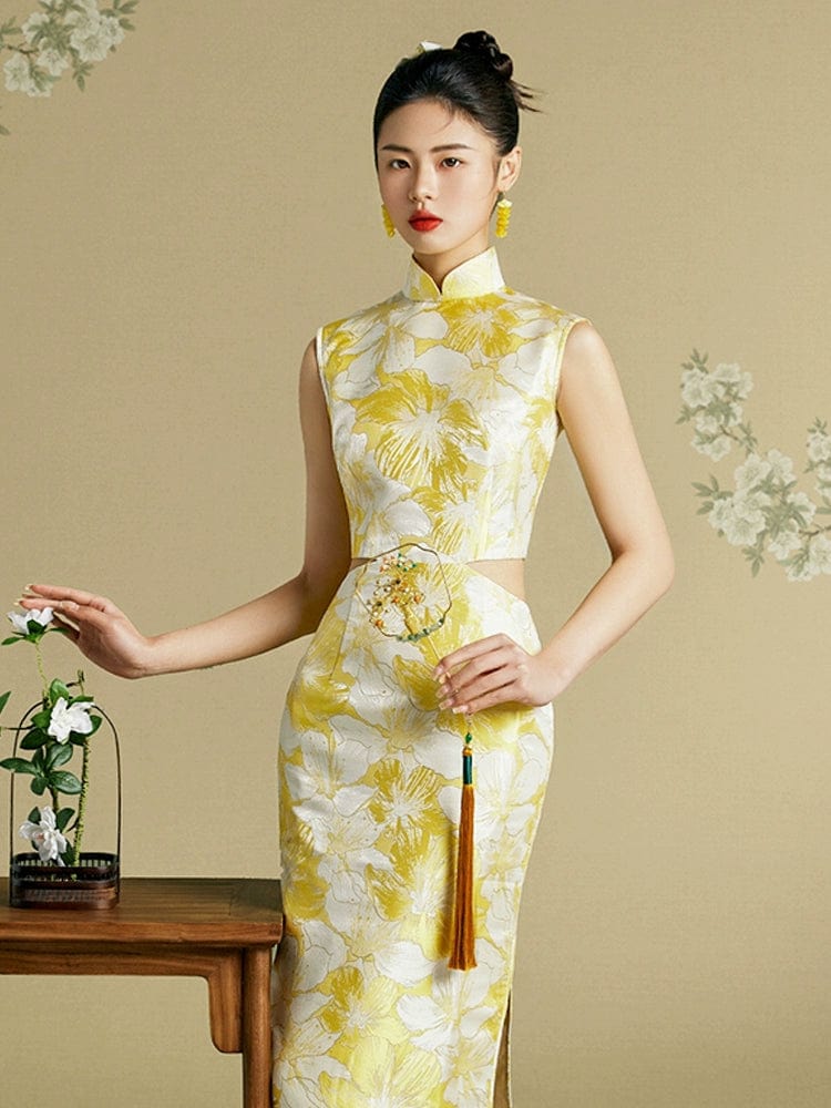 Yellow cheongsam 2025