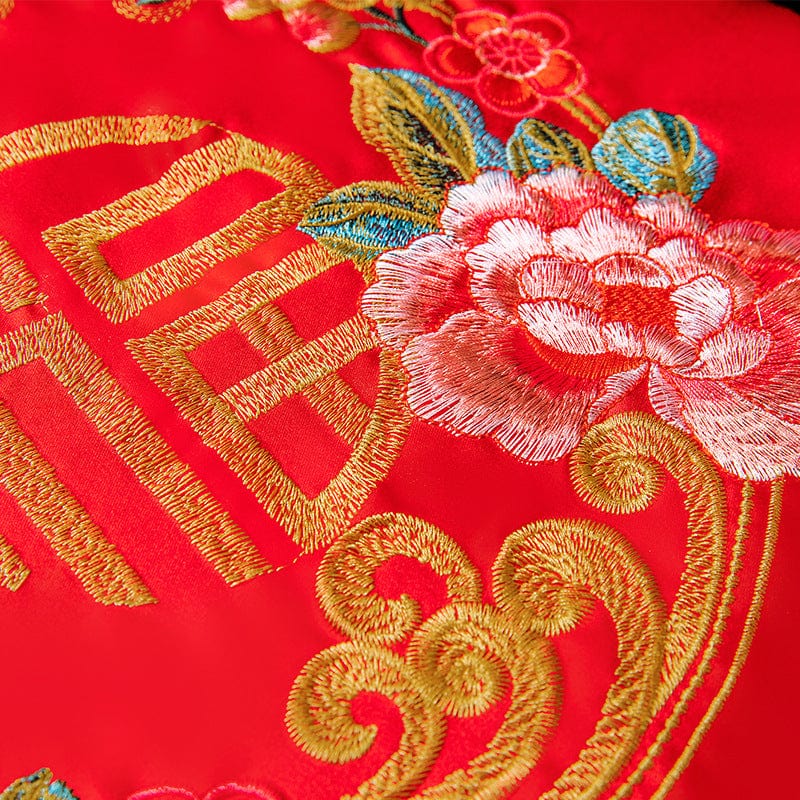 Beth and Brian Qipao-LSB Wedding Tea Ceremony Kneeling Cushion