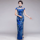 Beth and Brian Qipao-GYG Chinese Sequins prom dress, Sequins Chinese evening Cheongsam
