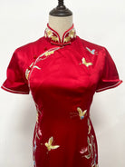 Beth and Brian Qipao-DFSY hand-embrodery  high-end long Qipao
