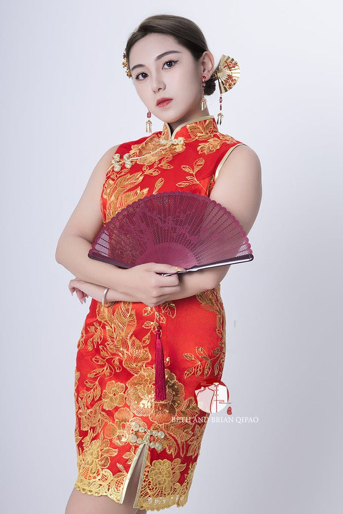 Beth and Brian Qipao-Exclusivedesigner short Qipao