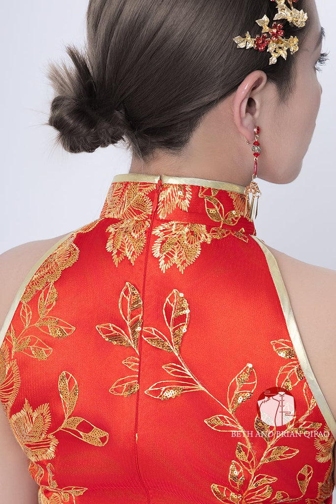 Beth and Brian Qipao-Exclusivedesigner short Qipao