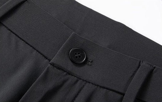 Beth and Brian Qipao-HTS Chinese style tang pants, Traditional Mandarin groom wear
