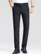 Beth and Brian Qipao-HTS Chinese style tang pants, Traditional Mandarin groom wear