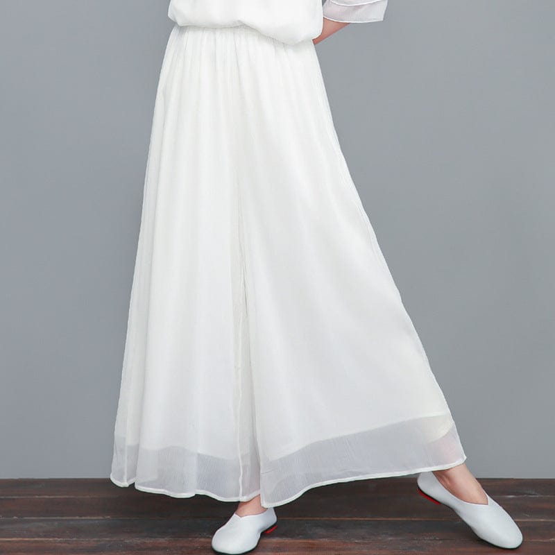 Beth and Brian Qipao-WY Loose Fitting, Cotton&linen long Cheongsam set