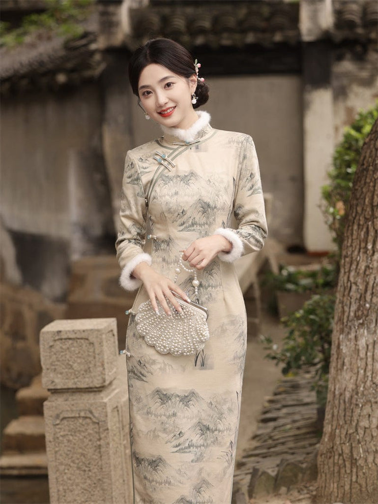 Winter Collection Beth and Brian Qipao