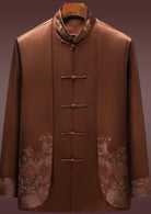 Beth and Brian Qipao-JFD Cotton and mulberry silk fabric Tang Suit Jacket