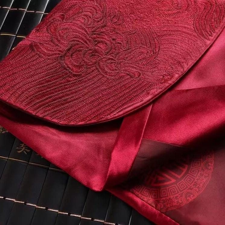 Beth and Brian Qipao-JFD Cotton and mulberry silk fabric Tang Suit Jacket