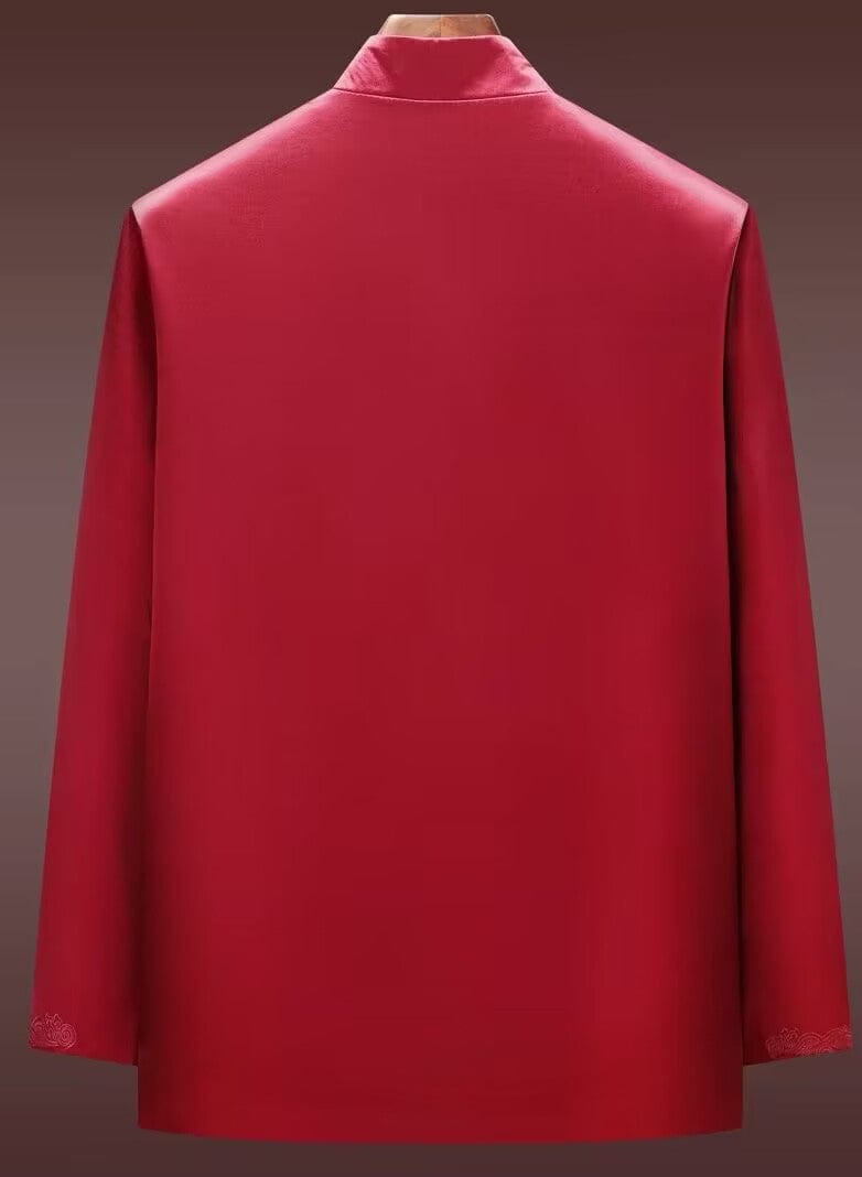 Beth and Brian Qipao-JFD Cotton and mulberry silk fabric Tang Suit Jacket