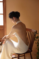 Beth and Brian Qipao - SD Exclusive designer collection, halter mermaid Cheongsam