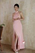 Beth and Brian Qipao - SD Exclusive designer collection, halter mermaid Cheongsam