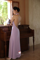 Beth and Brian Qipao - SD Exclusive designer collection, halter mermaid Cheongsam