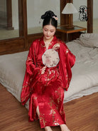 Beth and Brian Qipao-JL Floral patter, Chinese wedding Robe