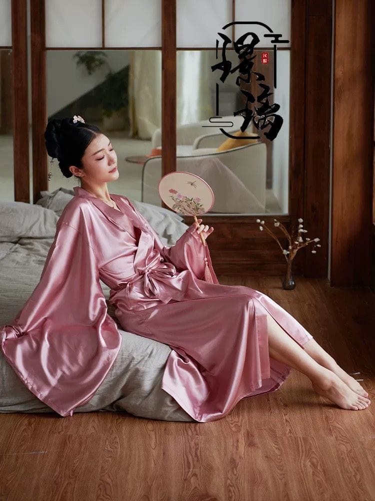 Beth and Brian Qipao-JL Plain pattern, Chinese wedding Robe