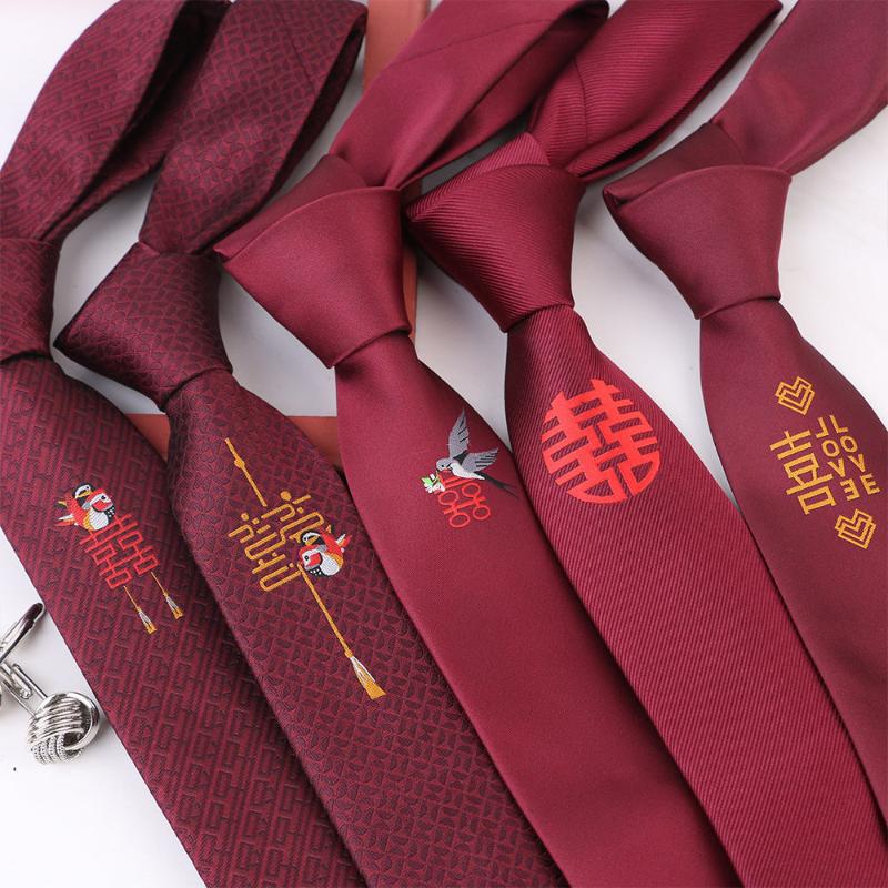 Beth and Brian Qipao - FD Magpie and blessing embroidery, jacquard fabric Chinese Tang Suit Tie