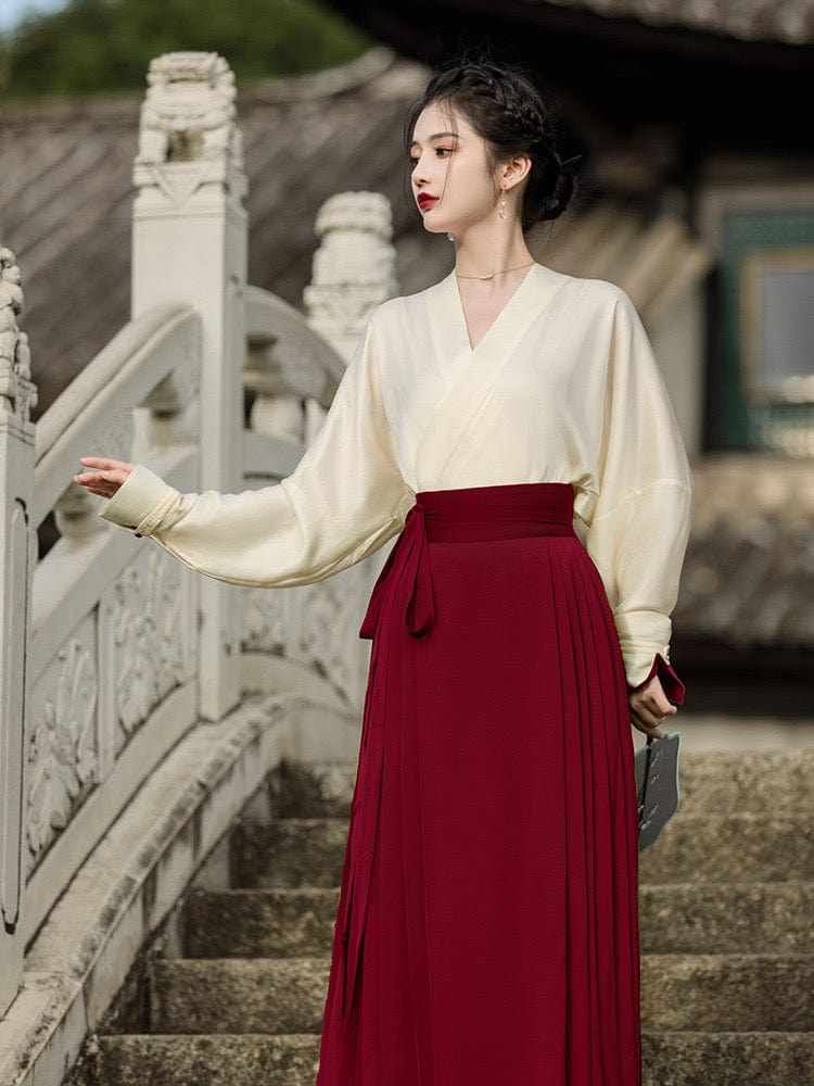 Beth and Brian Qipao-ARS New Chinese style ( 新中式 ), long Mamian qun set 馬面裙套裝